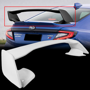 OE-Style Rear Trunk Lip Spoiler Wing For 2022-2024 Subaru WRX STi Sedan 4-DR -ABS Painted White