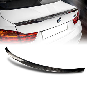 JDM Performance Style Rear Trunk Lip Duckbill Spoiler Wing For 2015-2020 BMW F82 M4 -Real Carbon Fiber