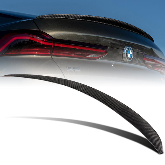 P-Style Rear Trunk Lip Duckbill Spoiler Wing For 2015-2019 BMW F16 X6 -Real Carbon Fiber