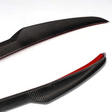 V-Style Rear Trunk Lip Spoiler Wing For 2017-2023 BMW 5-Series G30 -Real Carbon Fiber