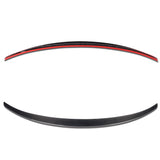 P-Style Rear Trunk Lip Duckbill Spoiler Wing For 2007-2013 BMW 125i 128i 135i E82 2-DR / Coupe -Real Carbon Fiber