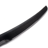 V-Style Rear Trunk Lip Duckbill Spoiler Wing For 2014-2021 BMW 2-Series F87 F22 2-DR / Coupe -Real Carbon Fiber