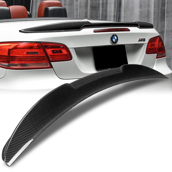 V-Style Rear Trunk Lip Spoiler Wing For 2007-2013 BMW 3-Series E93 Convertible -Real Carbon Fiber