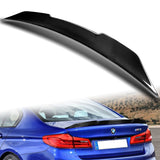 PSM-Style Rear Trunk Lip Duckbill Spoiler Wing For 2017-2021 BMW F90 M5 5-Series 4-DR / Sedan -Real Carbon Fiber