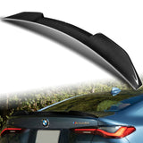 M4-Style Rear Trunk Lip Duckbill Spoiler Wing For 2021-2022 BMW G22 G82 4-Series 2-DR / Coupe -Real Carbon Fiber