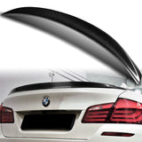 M5-Style Rear Trunk Lip Duckbill Spoiler Wing For 2011-2016 BMW F10 5-Series 4-DR / Sedan -Real Carbon Fiber