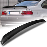 STP-Style Rear Trunk Lip Duckbill Spoiler Wing For 1999-2005 BMW E46 M3 3-Series 2-DR / Coupe -Real Carbon Fiber