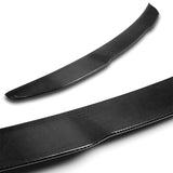 PSM-Style Rear Trunk Lip Duckbill Spoiler Wing For 2004-2010 BMW E60 5-Series 4-DR / Sedan -Real Carbon Fiber