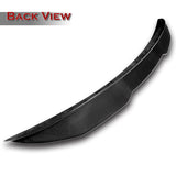 PSM-Style Rear Trunk Lip Duckbill Spoiler Wing For 2004-2010 BMW E60 5-Series 4-DR / Sedan -Real Carbon Fiber