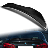 PSM-Style Rear Trunk Lip Duckbill Spoiler Wing For 2011-2016 BMW F10 F18 5-Series -Real Carbon Fiber