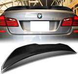 PSM-Style Rear Trunk Lip Duckbill Spoiler Wing For 2011-2016 BMW F10 F18 5-Series -Real Carbon Fiber