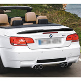 PSM-Style Rear Trunk Lip Duckbill Spoiler Wing For 2007-2013 BMW E93 3-Series Convertible -Real Carbon Fiber