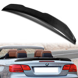 PSM-Style Rear Trunk Lip Duckbill Spoiler Wing For 2007-2013 BMW E93 3-Series Convertible -Real Carbon Fiber