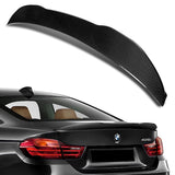 PSM-Style Rear Trunk Lip Duckbill Spoiler Wing For 2014-2020 BMW F32 4-Series 2-DR / Coupe -Real Carbon Fiber