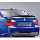 PSM-Style Rear Trunk Lip Duckbill Spoiler Wing For 2006-2011 BMW E90 3-Series 4-DR / Sedan -Real Carbon Fiber