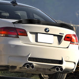 PSM-Style Rear Trunk Lip Duckbill Spoiler Wing For 2007-2013 BMW E92 M3 3-Series 2-DR / Coupe -Real Carbon Fiber