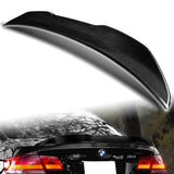 PSM-Style Rear Trunk Lip Duckbill Spoiler Wing For 2007-2013 BMW E92 M3 3-Series 2-DR / Coupe -Real Carbon Fiber