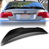 PSM-Style Rear Trunk Lip Duckbill Spoiler Wing For 2007-2013 BMW E92 M3 3-Series 2-DR / Coupe -Real Carbon Fiber