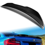 PSM-Style Rear Trunk Lip Duckbill Spoiler Wing For 2014-2021 BMW F87 F22 M2 2-Series 2-DR / Coupe -Real Carbon Fiber