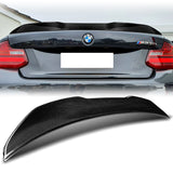 PSM-Style Rear Trunk Lip Duckbill Spoiler Wing For 2014-2021 BMW F87 F22 M2 2-Series 2-DR / Coupe -Real Carbon Fiber