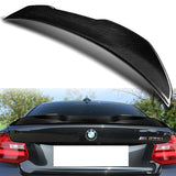 PSM-Style Rear Trunk Lip Duckbill Spoiler Wing For 2014-2021 BMW F87 F22 M2 2-Series 2-DR / Coupe -Real Carbon Fiber