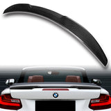 V-Style Rear Trunk Lip Duckbill Spoiler Wing For 2015-2021 BMW F23 2-Series Convertible -Real Carbon Fiber