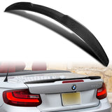 V-Style Rear Trunk Lip Duckbill Spoiler Wing For 2015-2021 BMW F23 2-Series Convertible -Real Carbon Fiber