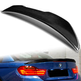 PSM-Style Rear Trunk Lip Duckbill Spoiler Wing For 2014-2020 BMW F33 F83 M4 Convertible -Real Carbon Fiber