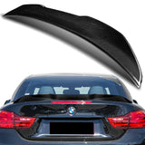 PSM-Style Rear Trunk Lip Duckbill Spoiler Wing For 2014-2020 BMW F33 F83 M4 Convertible -Real Carbon Fiber