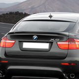 P2-Style Rear Trunk Lip Spoiler Wing For 2008-2014 BMW E71 X6 SUV -Real Carbon Fiber