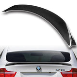 P2-Style Rear Trunk Lip Spoiler Wing For 2008-2014 BMW E71 X6 SUV -Real Carbon Fiber