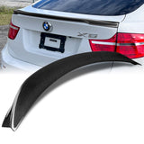 P2-Style Rear Trunk Lip Spoiler Wing For 2008-2014 BMW E71 X6 SUV -Real Carbon Fiber