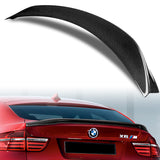 P2-Style Rear Trunk Lip Spoiler Wing For 2008-2014 BMW E71 X6 SUV -Real Carbon Fiber