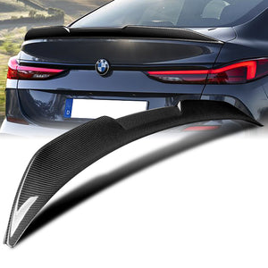 V-Style Rear Trunk Lip Spoiler Wing For 2020-2023 BMW 2-Series Gran Coupe F44 4-DR / Sedan -Real Carbon Fiber