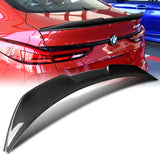 V-Style Rear Trunk Lip Spoiler Wing For 2020-2023 BMW 2-Series Gran Coupe F44 4-DR / Sedan -Real Carbon Fiber