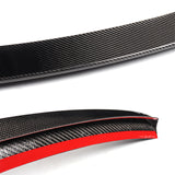 V-Style Rear Trunk Lip Duckbill Spoiler Wing For 2008-2014 Mercedes-Benz C-Class W204 -Real Carbon Fiber