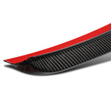 V-Style Rear Trunk Lip Duckbill Spoiler Wing For 2008-2014 Mercedes-Benz C-Class W204 -Real Carbon Fiber