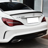 P-Style Rear Trunk Lip Duckbill Spoiler Wing For 2013-2019 Mercedes-Benz CLA-Class W117 4-DR / Sedan -Real Carbon Fiber