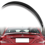 P-Style Rear Trunk Lip Duckbill Spoiler Wing For 2013-2019 Mercedes-Benz CLA-Class W117 4-DR / Sedan -Real Carbon Fiber