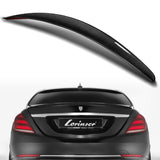 P-Style Rear Trunk Lip Duckbill Spoiler Wing For 2013-2020 Mercedes-Benz S450 S560 S600 S63 W222 -Real Carbon Fiber