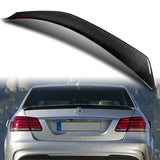 VT-Style Rear Trunk Lip Duckbill Spoiler Wing For 2010-2016 Mercedes-Benz E350 E400 E500 E63 W212 -Real Carbon Fiber