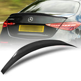 A-Style Rear Trunk Lip Duckbill Spoiler Wing For 2022-2024 Mercedes-Benz C-Class W206 4-DR / Sedan -Real Carbon Fiber