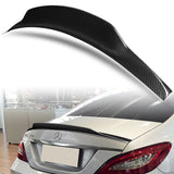 PSM-Style Rear Trunk Lip Spoiler Wing For 2012-2018 Mercedes-Benz CLS-Class W218 4-DR / Sedan -Real Carbon Fiber