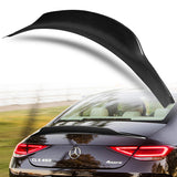 PSM-Style Rear Trunk Lip Spoiler Wing For 2019-2023 Mercedes-Benz CLS-Class C257 -Real Carbon Fiber