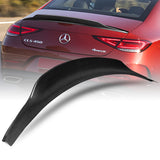 PSM-Style Rear Trunk Lip Spoiler Wing For 2019-2023 Mercedes-Benz CLS-Class C257 -Real Carbon Fiber