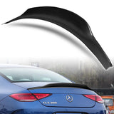 PSM-Style Rear Trunk Lip Spoiler Wing For 2019-2023 Mercedes-Benz CLS-Class C257 -Real Carbon Fiber