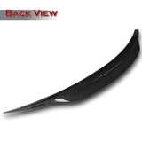 PSM-Style Rear Trunk Lip Spoiler Wing For 2017-2023 Mercedes-Benz E-Class W213 4-DR / Sedan -Real Carbon Fiber