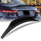 PSM-Style Rear Trunk Lip Spoiler Wing For 2017-2023 Mercedes-Benz E-Class W213 4-DR / Sedan -Real Carbon Fiber