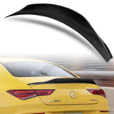 PSM-Style Rear Trunk Lip Spoiler Wing For 2020-2023 Mercedes-Benz CLA-Class W118 4-DR / Sedan -Real Carbon Fiber