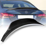 PSM-Style Rear Trunk Lip Spoiler Wing For 2019-2022 Mercedes-Benz A-Class W177 4-DR / Sedan -Real Carbon Fiber